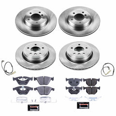 Power Stop TDBK5360 Track Day Front And Rear Brake Kit for 2004-2009 BMW 525I product image