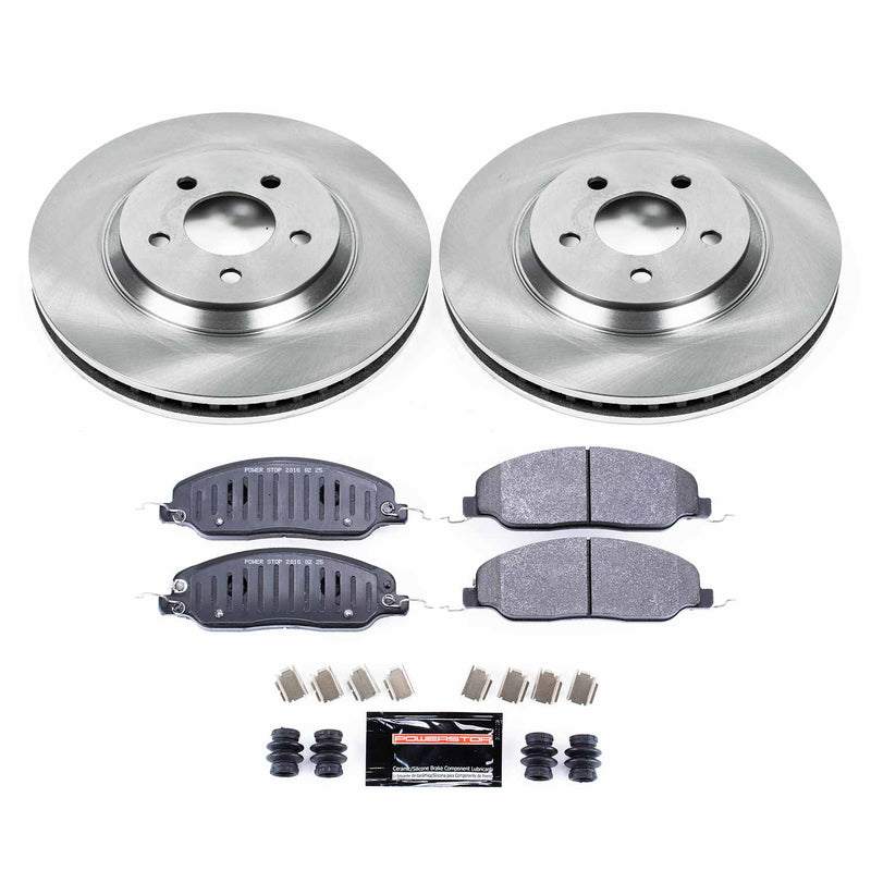 Power Stop TDBK5407 Track Day Front Brake Kit for 2011-2014 Ford Mustang product image