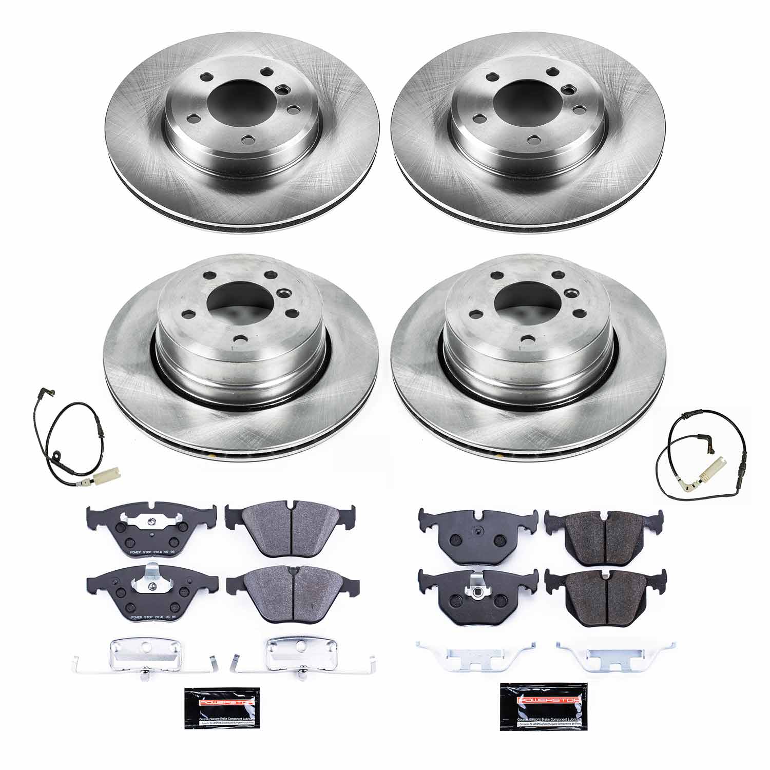 Power Stop TDBK5439 Track Day Front And Rear Brake Kit for 2006-2010 BMW 525XI product image