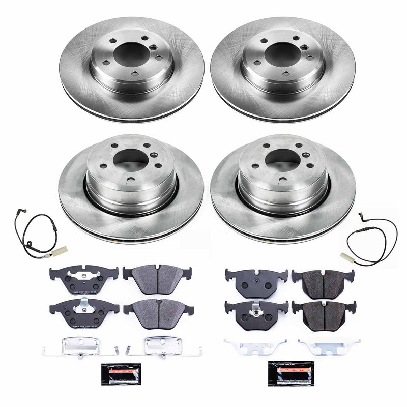 Power Stop TDBK5440 Track Day Front And Rear Brake Kit for 2006-2010 BMW 530XI product image