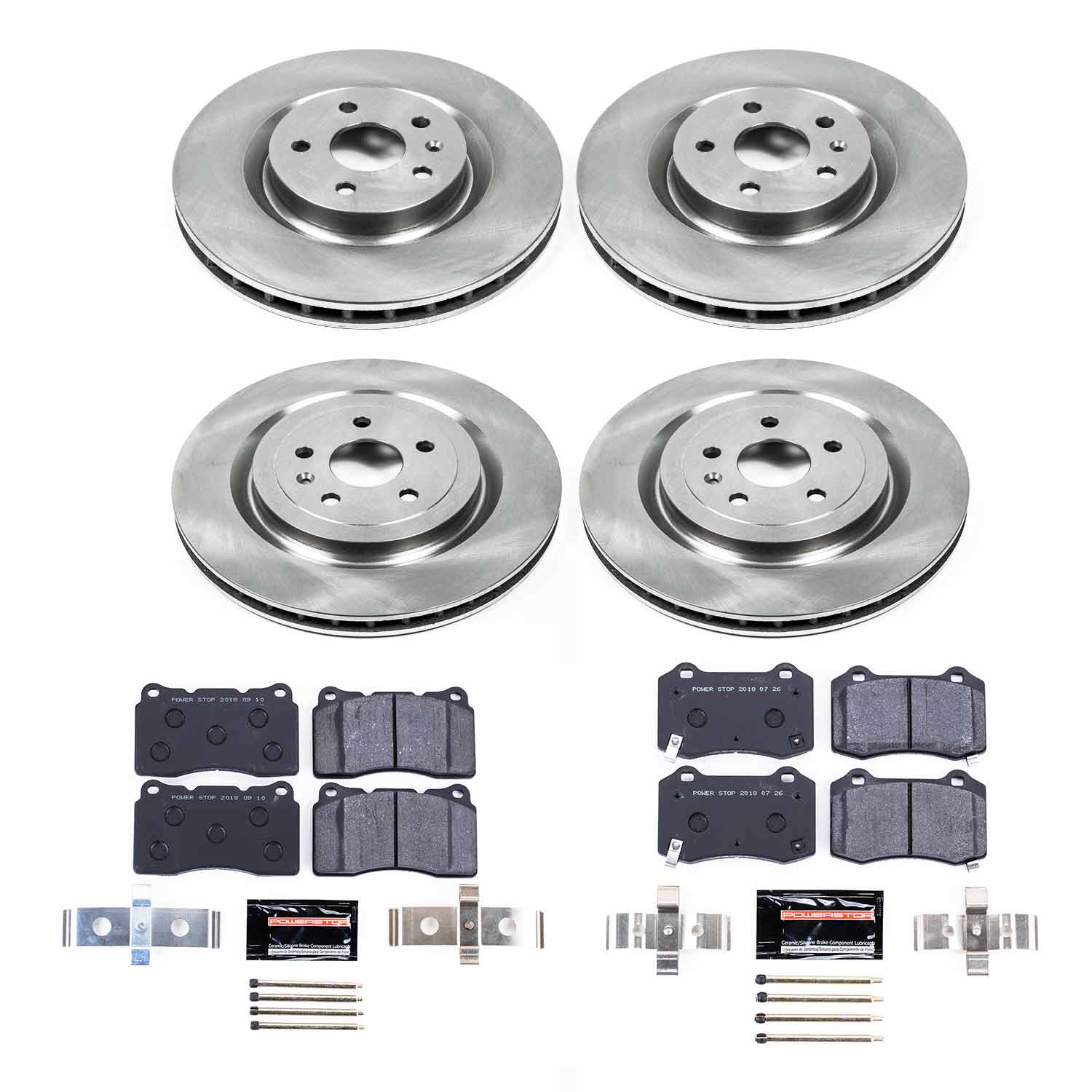 Power Stop TDBK5603 Track Day Front And Rear Brake Kit for 2010-2015 Chevrolet Camaro product image