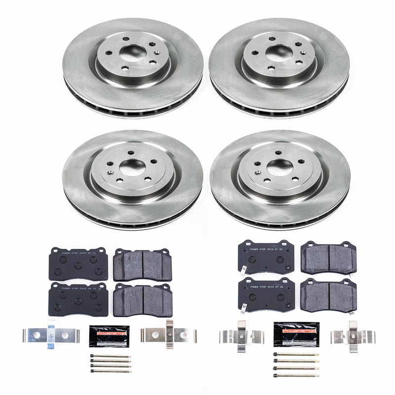 Power Stop TDBK5603 Track Day Front And Rear Brake Kit for 2010-2015 Chevrolet Camaro product image