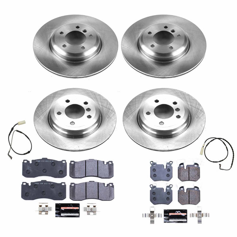 Power Stop TDBK5686 Track Day Front And Rear Brake Kit for 2008-2010 BMW 135I product image