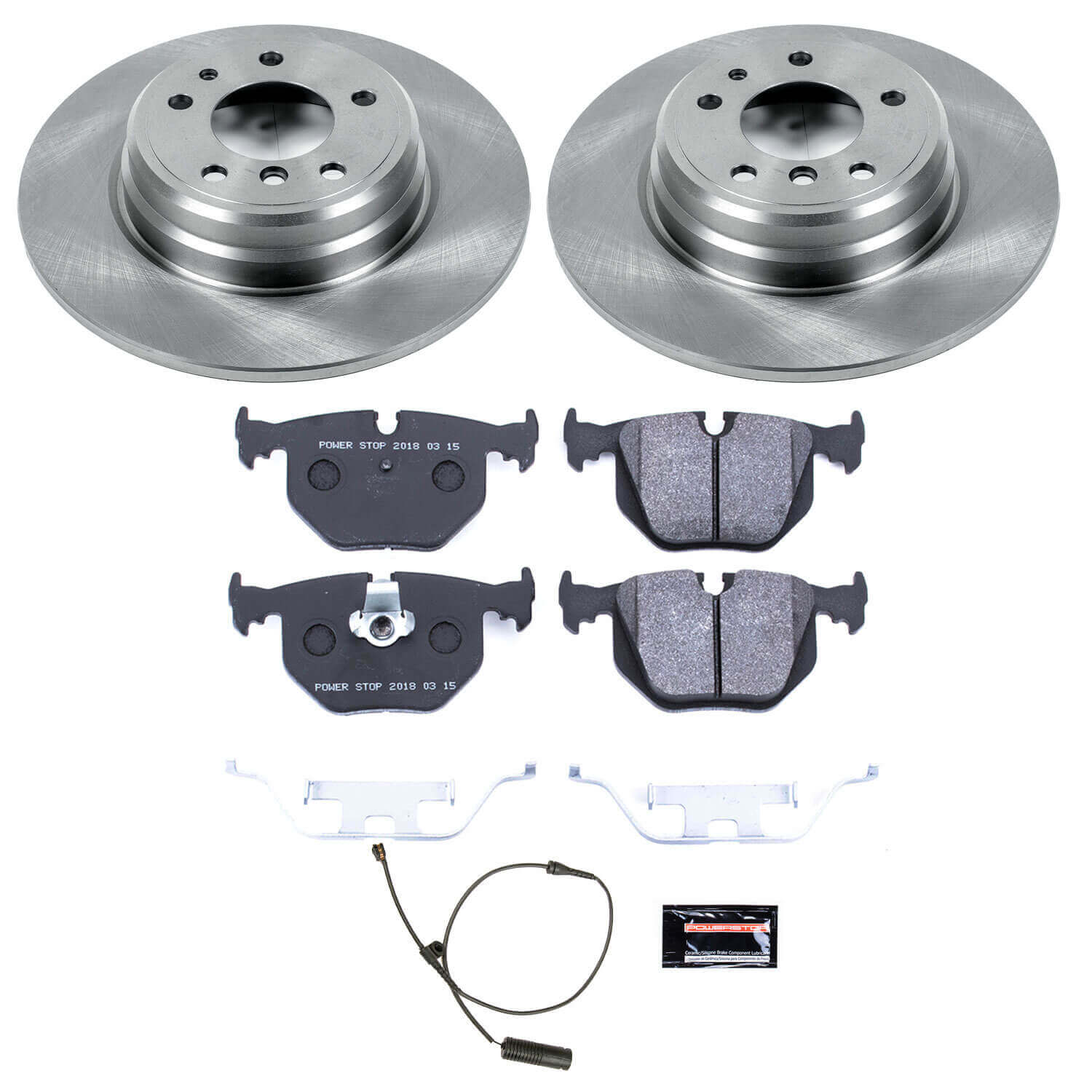 Power Stop TDBK5711 Track Day Rear Brake Kit for 1995 BMW 740I product image