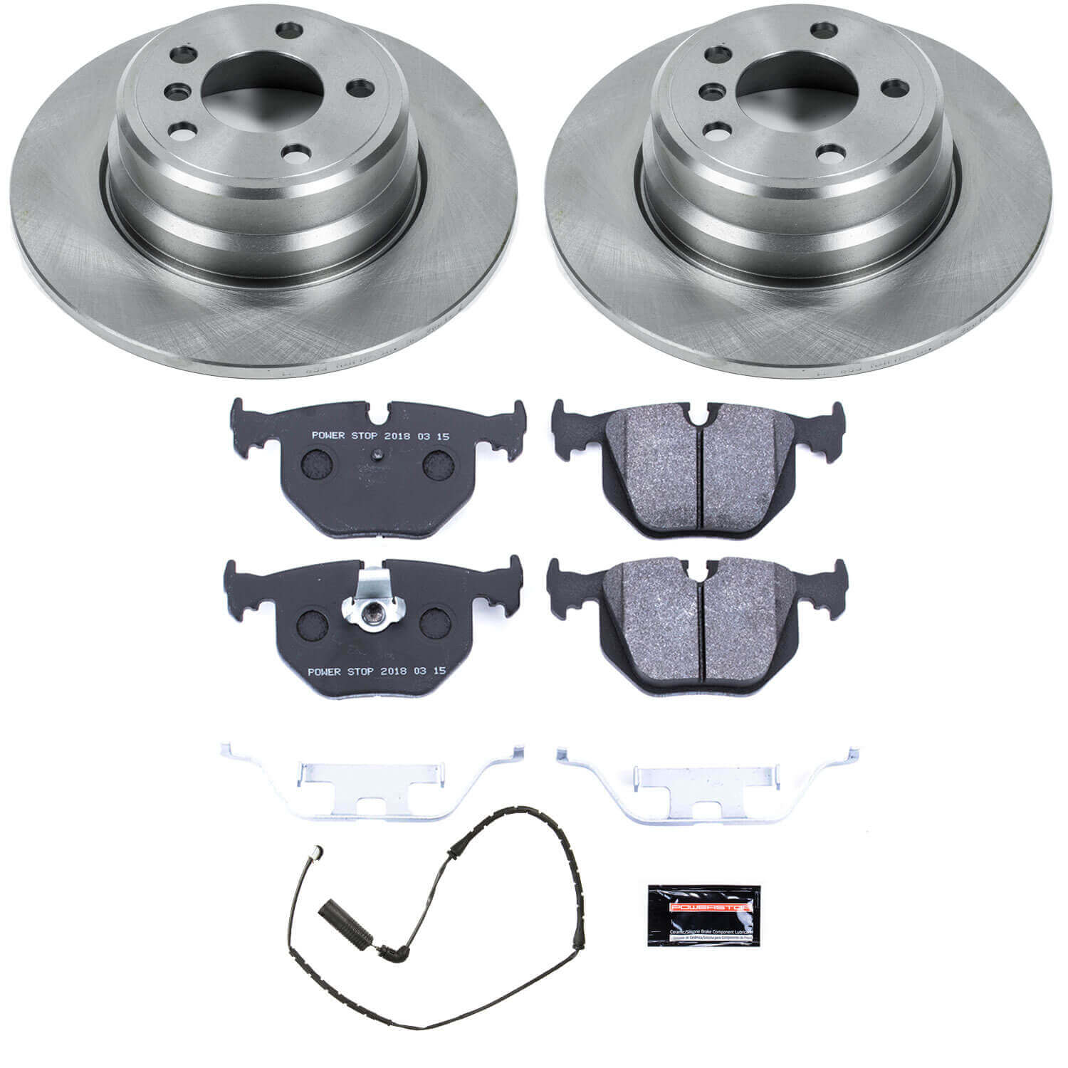 Power Stop TDBK5720 Track Day Rear Brake Kit for 2000-2006 BMW X5 product image