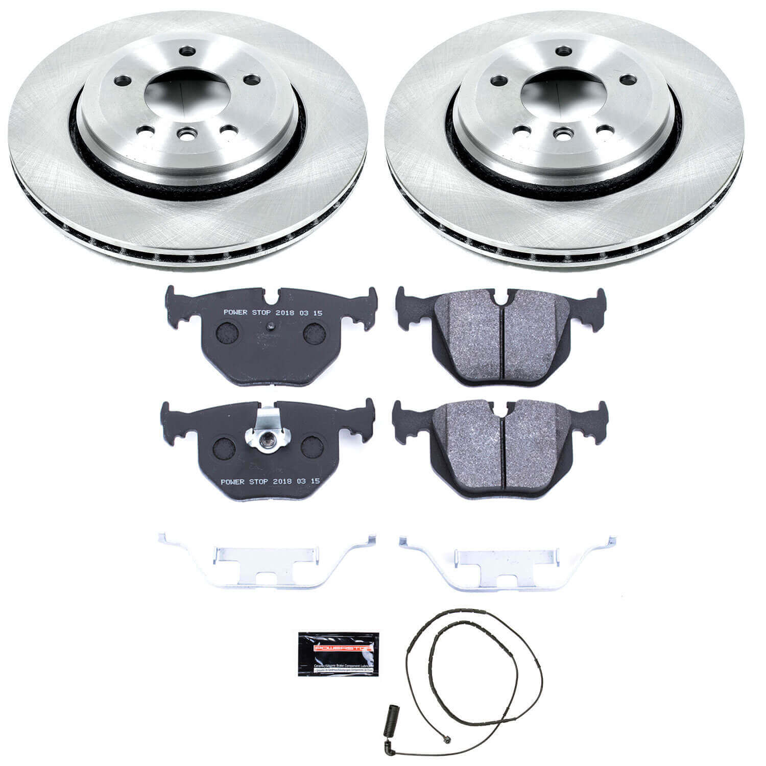 Power Stop TDBK5729 Track Day Rear Brake Kit for 2001-2006 BMW 330CI product image