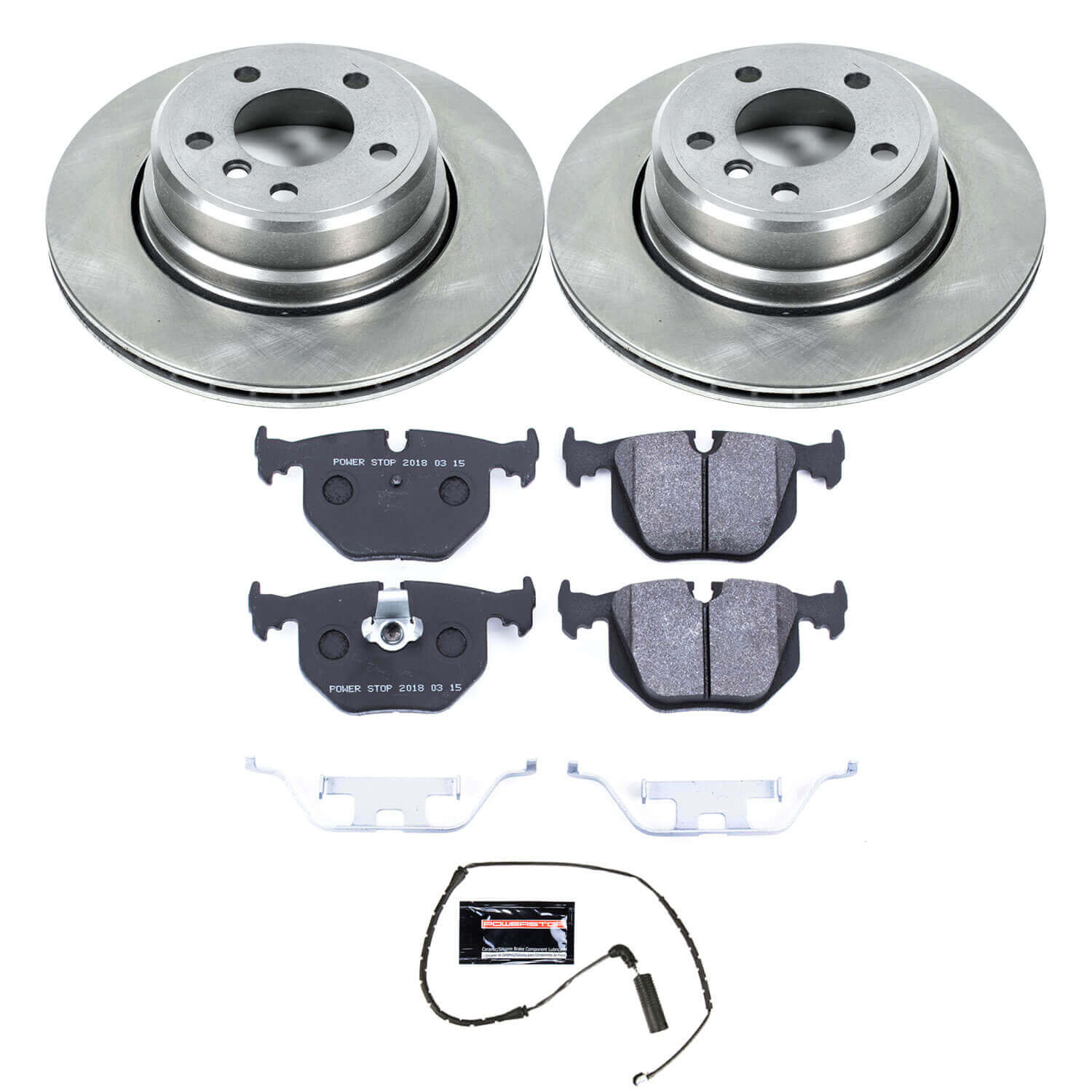 Power Stop TDBK5734 Track Day Rear Brake Kit for 2002-2006 BMW X5 product image