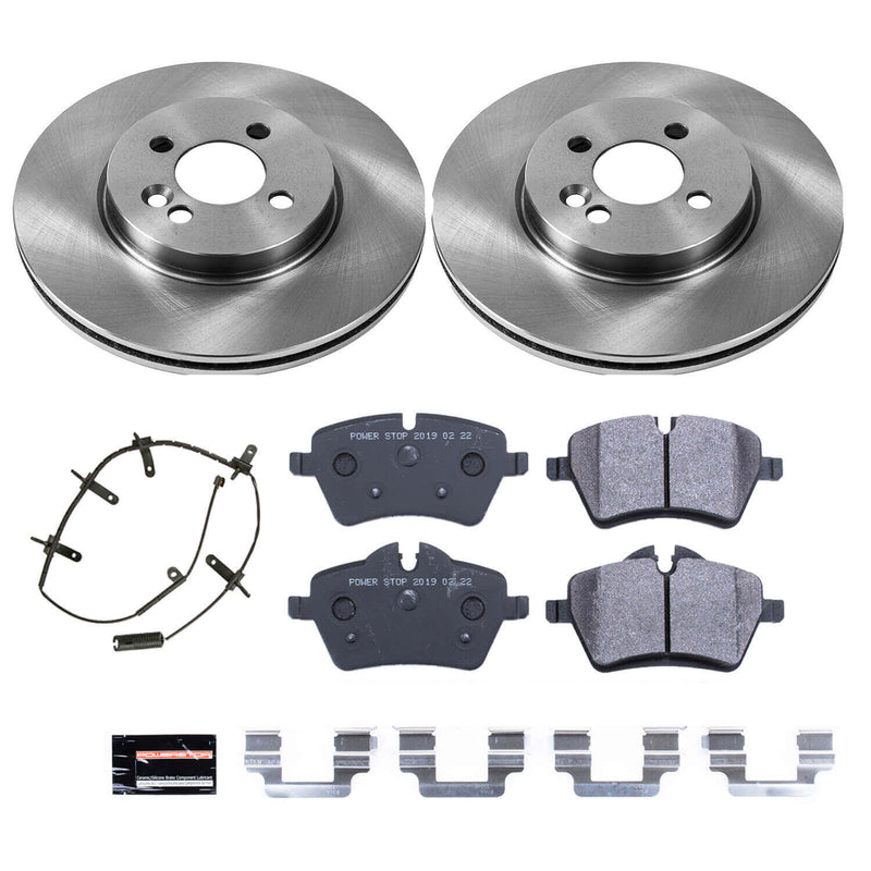 Power Stop TDBK5784 Track Day Front Brake Kit for 2007-2008 MINI Cooper Convertible product image