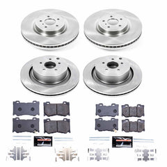Power Stop TDBK5823 Track Day Front And Rear Brake Kit for 2009-2013 Infiniti FX50 product image