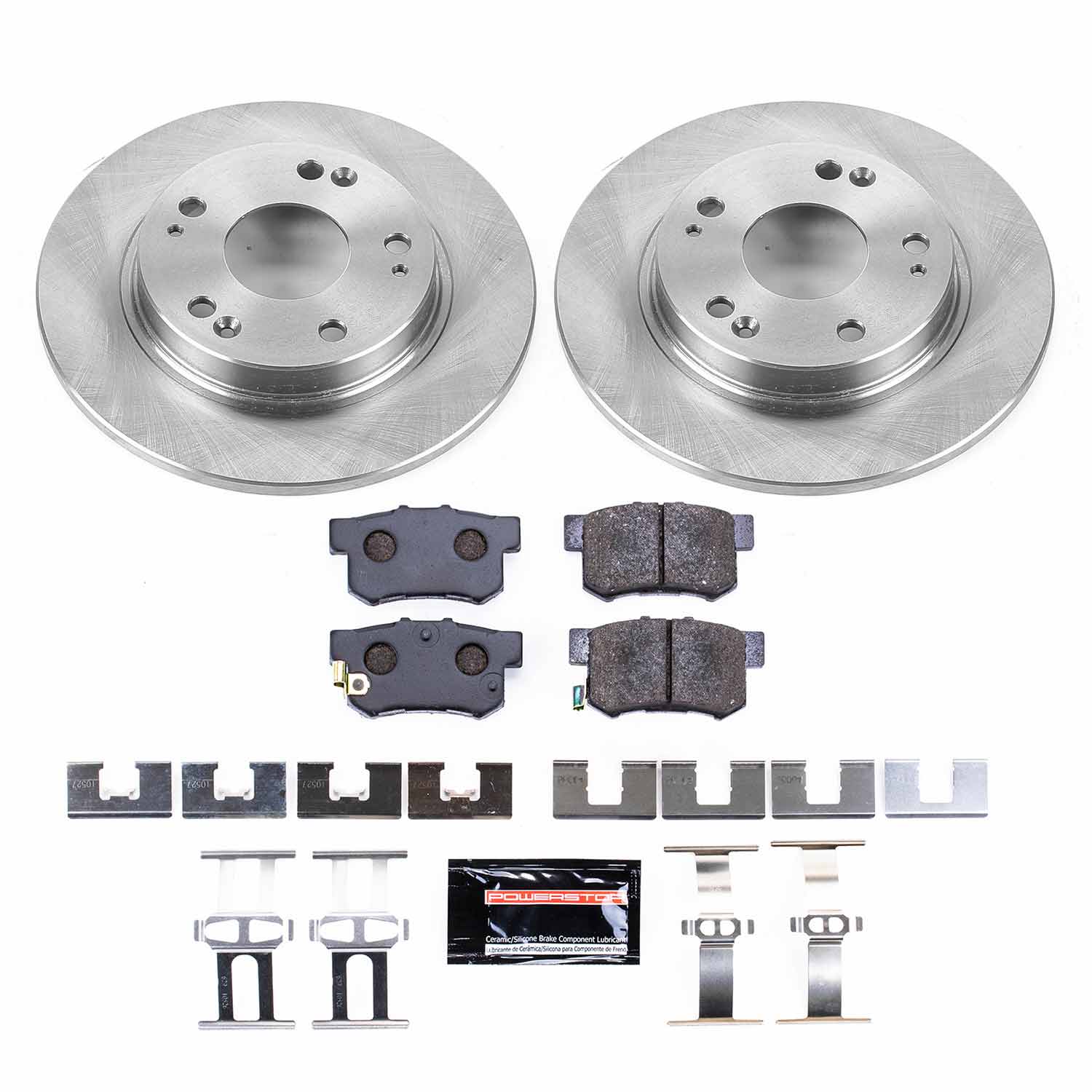 Power Stop TDBK5860 Track Day Rear Brake Kit for 2011-2015 Honda Cr-Z product image