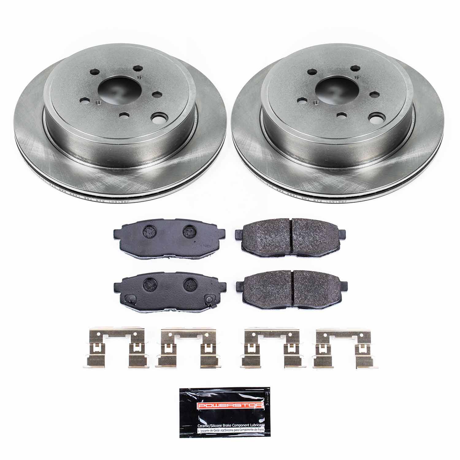 Power Stop TDBK5883 Track Day Rear Brake Kit for 2010-2024 Scion Fr-S product image
