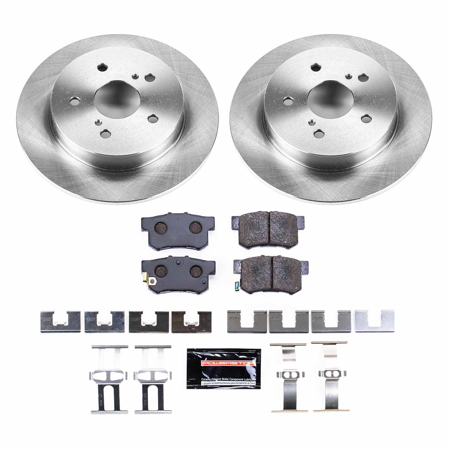 Power Stop TDBK5889 Track Day Rear Brake Kit for 2007-2009 Suzuki SX4 Rear Disc product image