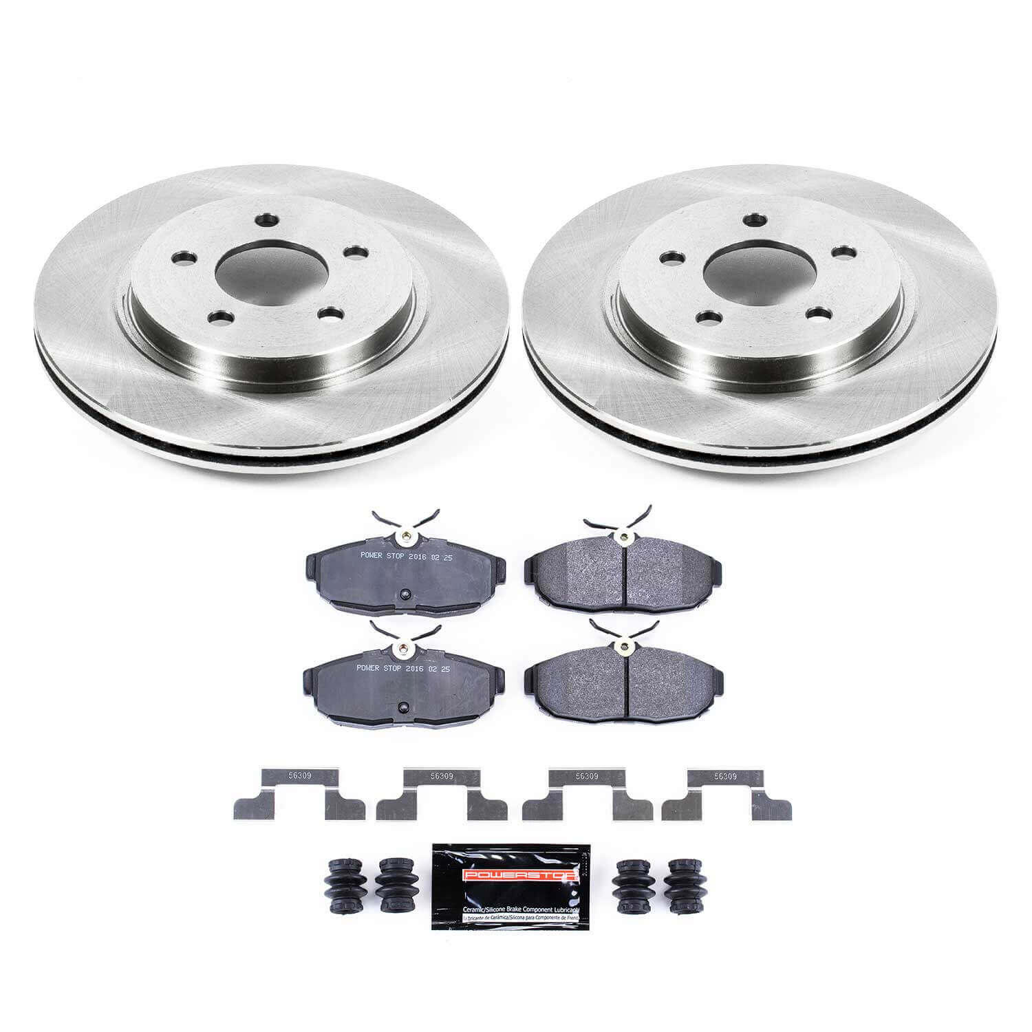 Power Stop TDBK5941 Track Day Rear Brake Kit for 2012 Ford Mustang Shelby GT500 product image
