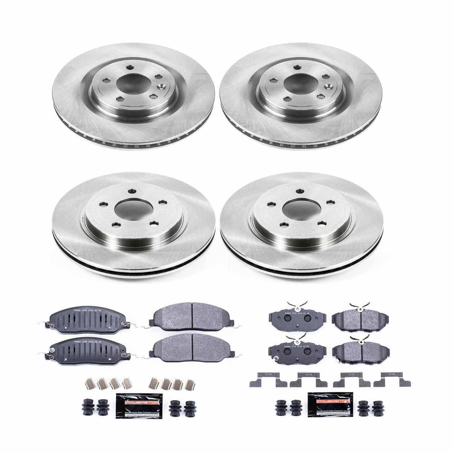 Power Stop TDBK5943 Track Day Front And Rear Brake Kit for 2011-2014 Ford Mustang product image
