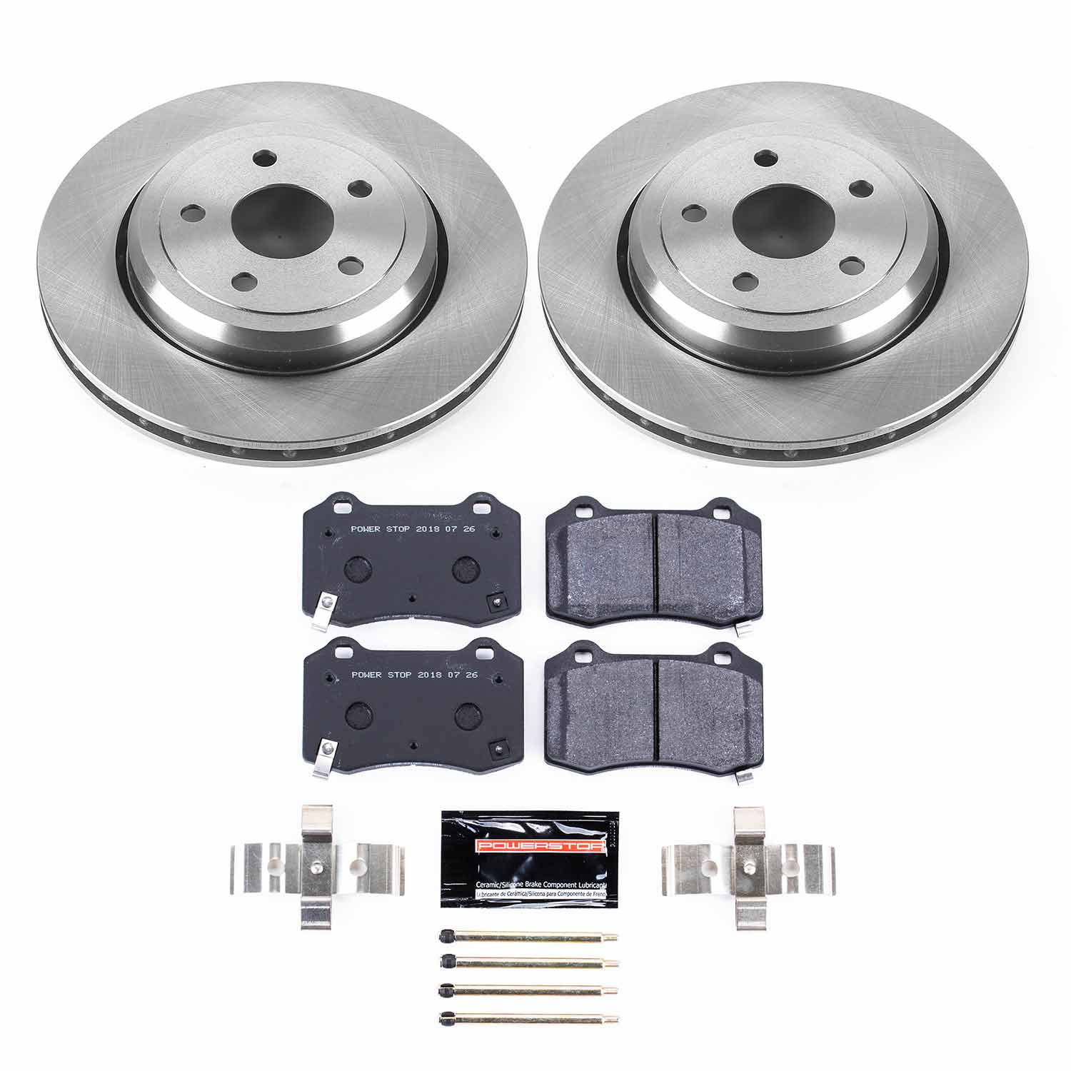 Power Stop TDBK5956 Track Day Rear Brake Kit for 2012-2017 Jeep Grand Cherokee product image