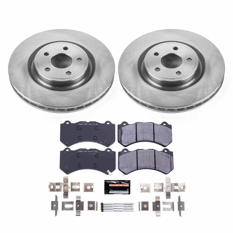 Power Stop TDBK5957 Track Day Front Brake Kit for 2012-2020 Dodge Durango product image