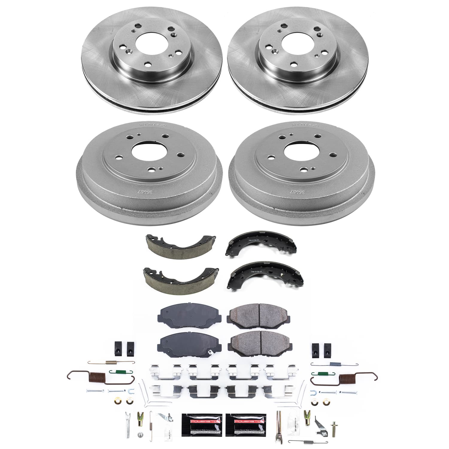 Power Stop TDBK6058 - Front Track Day Pad And Rotor Kit vehicle fitment brake part