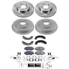 Power Stop TDBK6058 - Front Track Day Pad And Rotor Kit vehicle fitment brake part