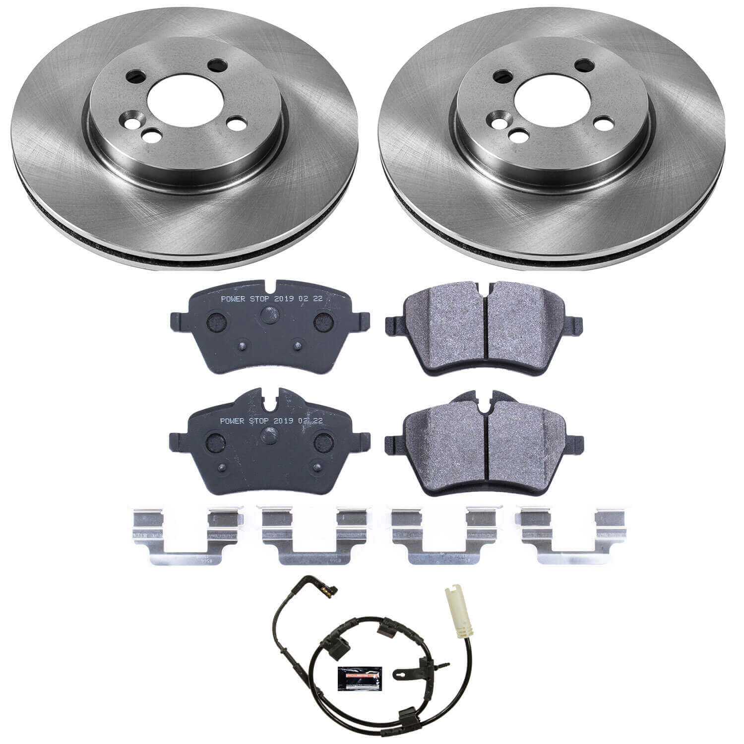 Power Stop TDBK6068 Track Day Front Brake Kit for 2007 MINI Cooper Hatchback product image