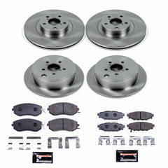 Power Stop TDBK6083 Track Day Front And Rear Brake Kit for 2011-2014 Subaru Forester product image
