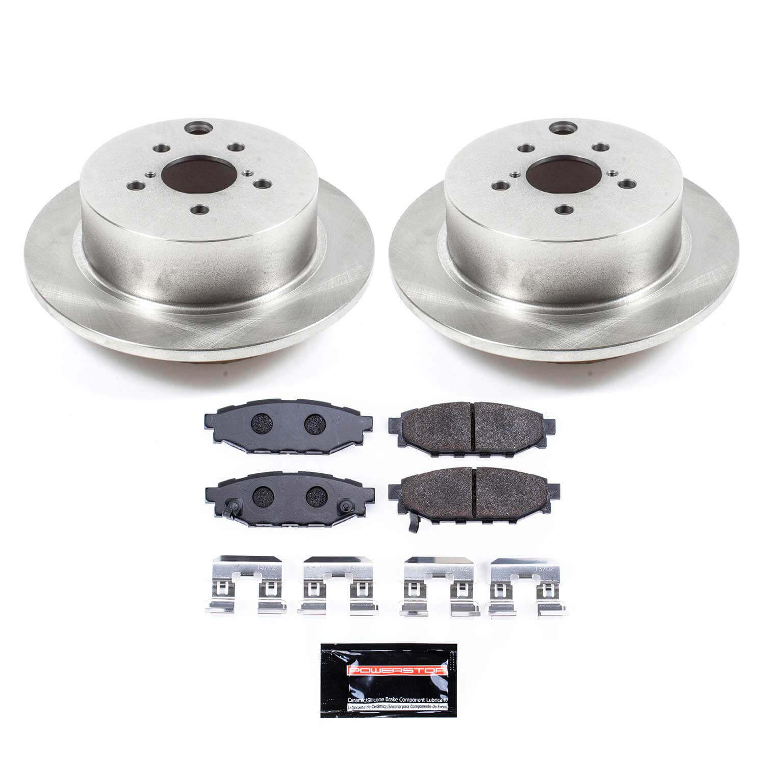 Power Stop TDBK6107 Track Day Rear Brake Kit for 2014-2018 Subaru Forester product image
