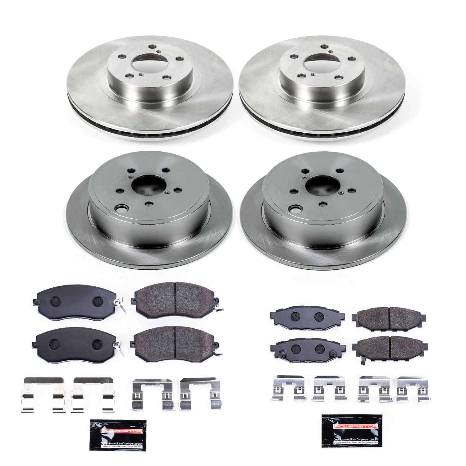 Power Stop TDBK6112 Track Day Front And Rear Brake Kit for 2011-2016 Subaru Brz product image