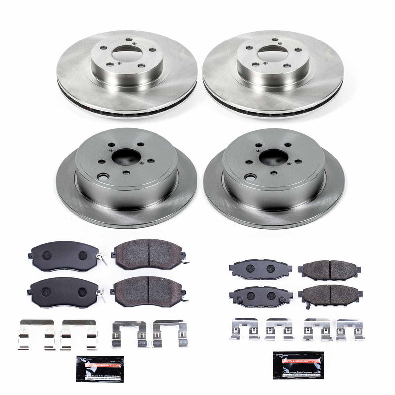 Power Stop TDBK6112 Track Day Front And Rear Brake Kit for 2011-2016 Subaru Brz product image