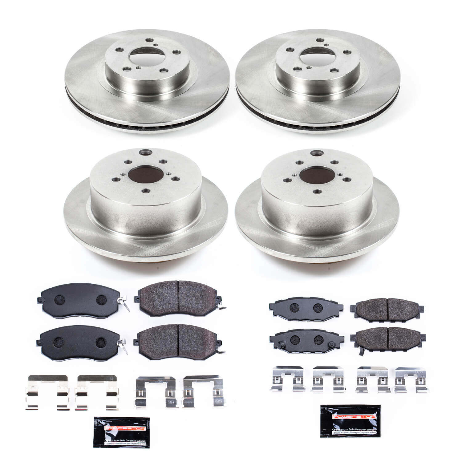 Power Stop TDBK6113 Track Day Front And Rear Brake Kit for 2012-2014 Subaru Impreza Base, Limited, Premium, Sport Limited, Sport Premium product image