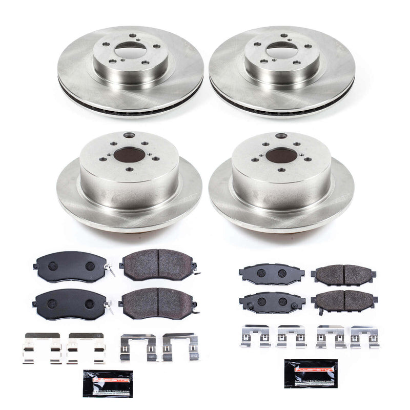 Power Stop TDBK6113 Track Day Front And Rear Brake Kit for 2012-2014 Subaru Impreza Base, Limited, Premium, Sport Limited, Sport Premium product image