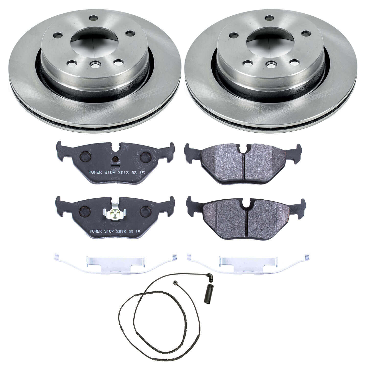 Power Stop TDBK613 Track Day Rear Brake Kit for 1999-2000 BMW 323CI product image
