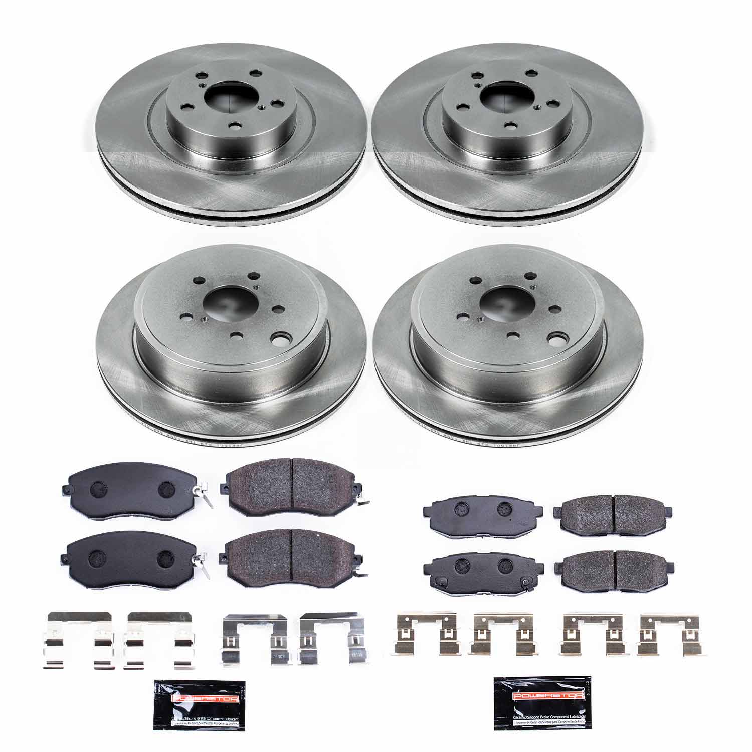Power Stop TDBK6164 Track Day Front And Rear Brake Kit for 2013-2024 Scion Fr-S product image