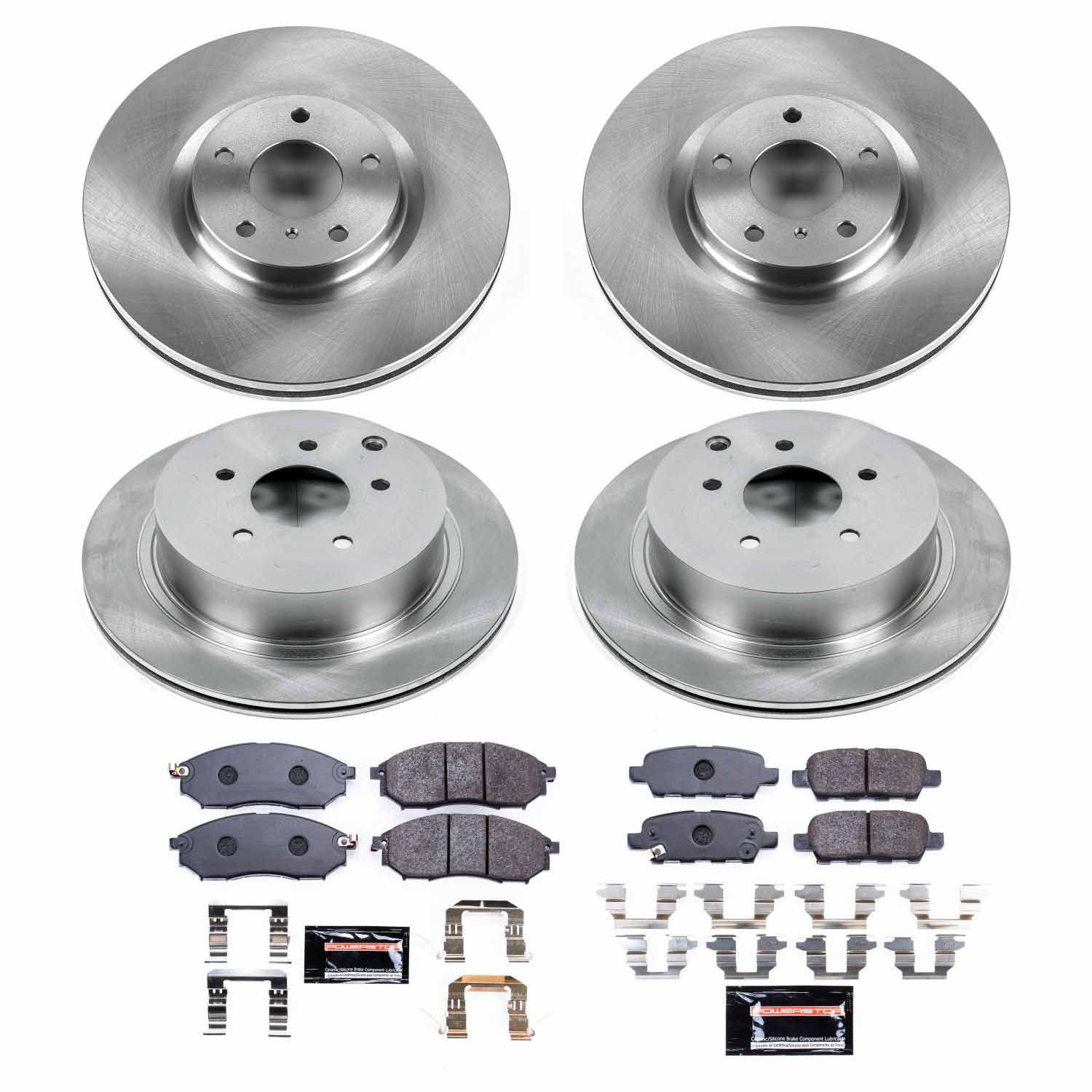 Power Stop TDBK6237 Track Day Front And Rear Brake Kit for 2012-2013 Infiniti M35H product image