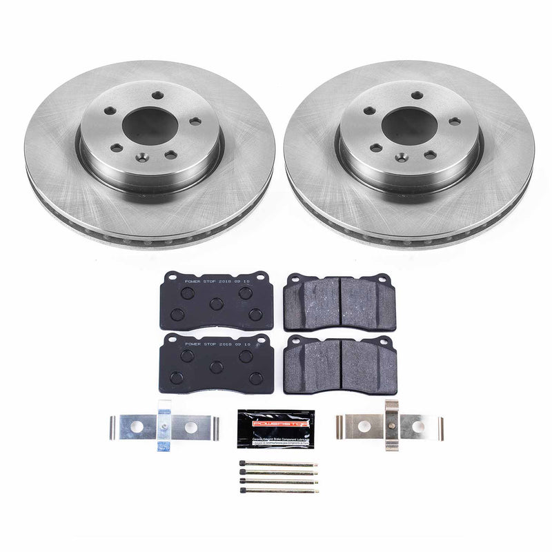 Power Stop TDBK6389 Track Day Front Brake Kit for 2013-2018 Cadillac Ats product image