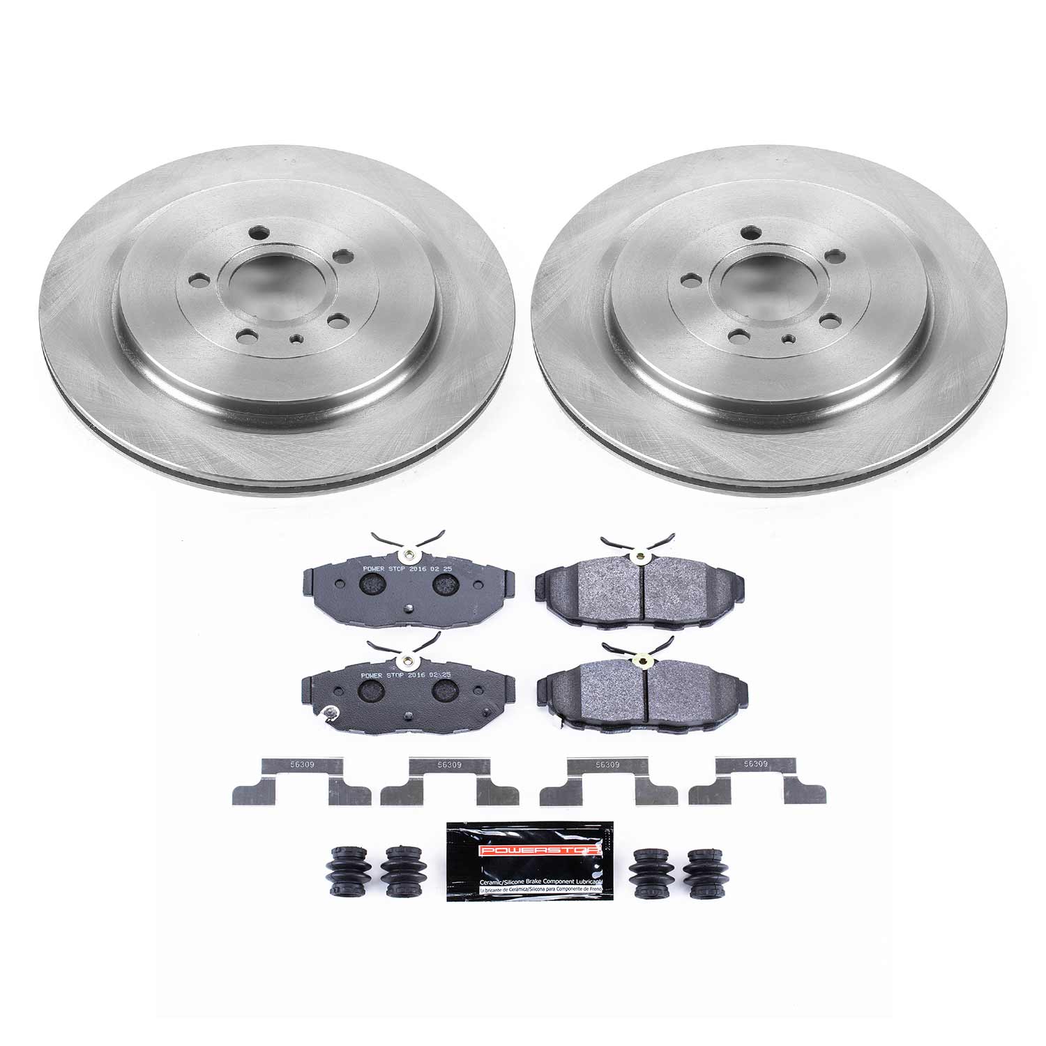 Power Stop TDBK6402 Track Day Rear Brake Kit for 2013-2014 Ford Mustang product image