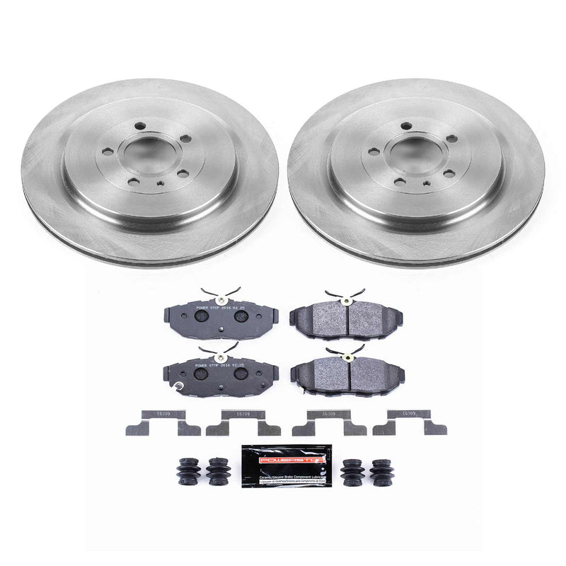 Power Stop TDBK6402 Track Day Rear Brake Kit for 2013-2014 Ford Mustang product image