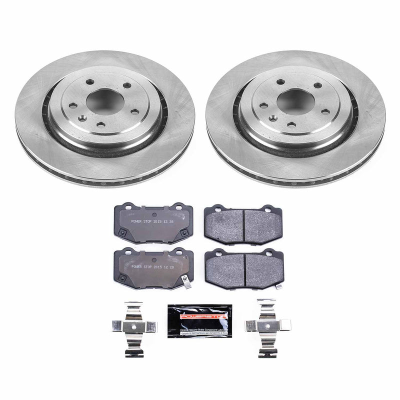 Power Stop TDBK6530 Track Day Rear Brake Kit for 2014-2019 Chevrolet Corvette product image