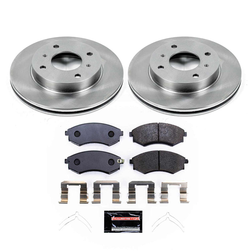 Power Stop TDBK656 Track Day Front Brake Kit for 1996-2006 Nissan 240SX product image