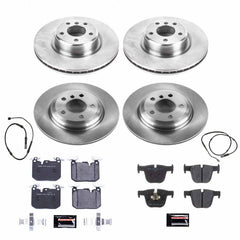 Power Stop TDBK6654 Track Day Front And Rear Pad And Rotor Kit for 2016 BMW 328I product image
