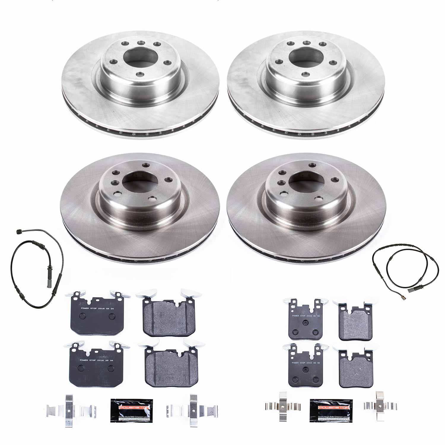 Power Stop TDBK6655 Track Day Front And Rear Brake Kit for 2012-2021 BMW 228I product image