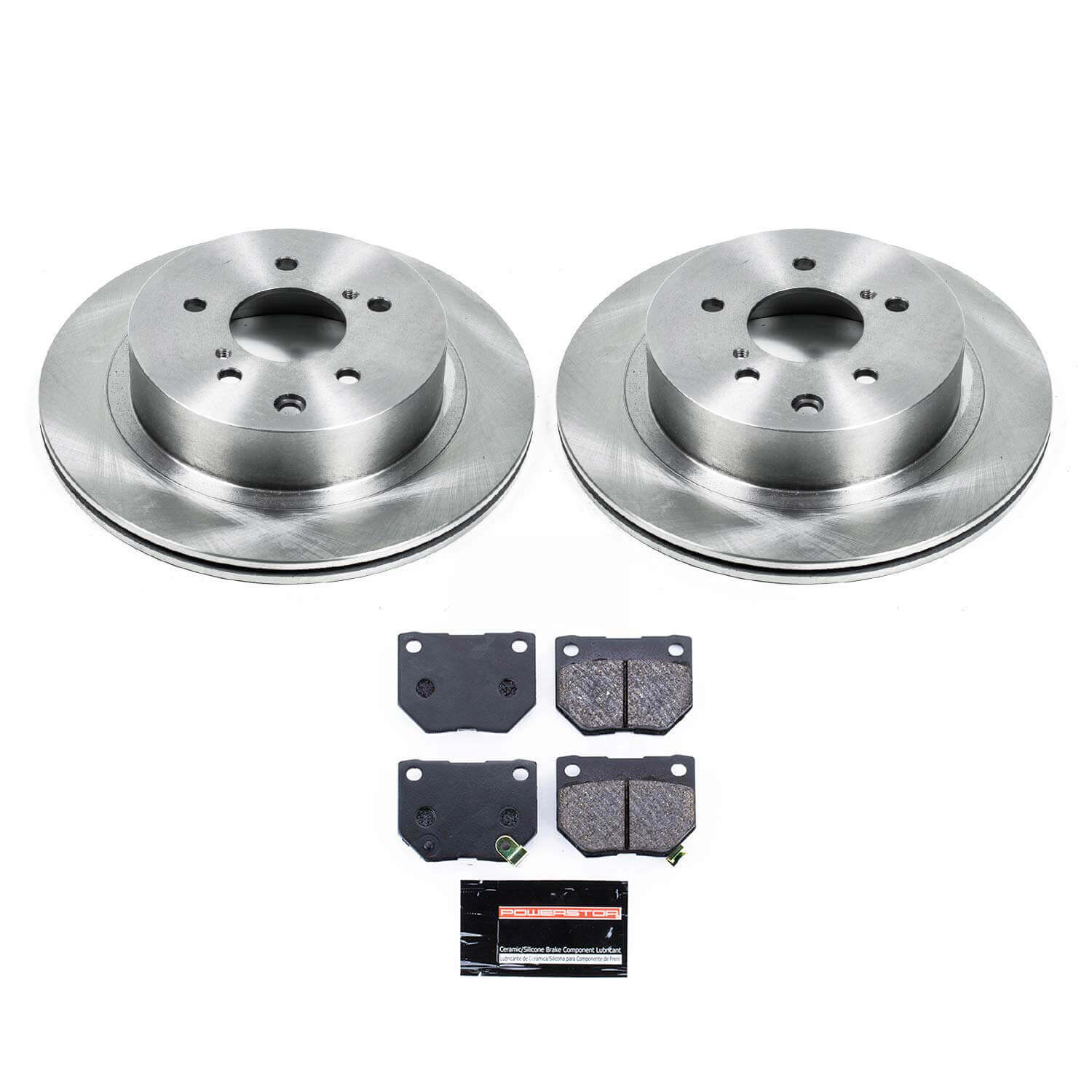 Power Stop TDBK666 Track Day Rear Brake Kit for 1989-1996 Nissan 300ZX product image