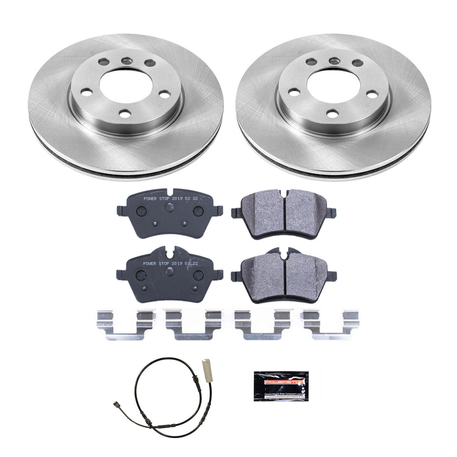 Power Stop TDBK6662 Track Day Front Brake Kit for 2011-2016 MINI Cooper Countryman Base product image