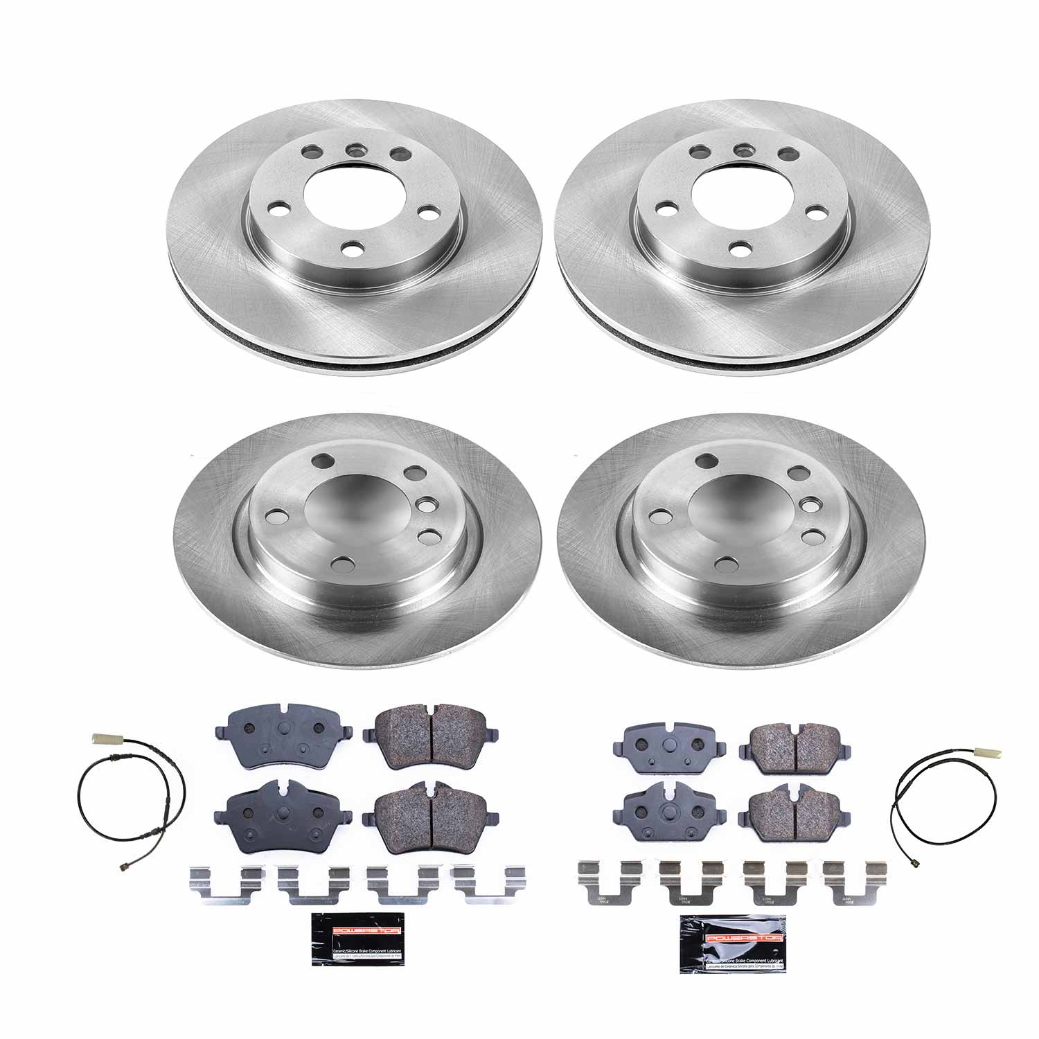 Power Stop TDBK6663 Track Day Front And Rear Brake Kit for 2011-2016 MINI Cooper Countryman Base product image