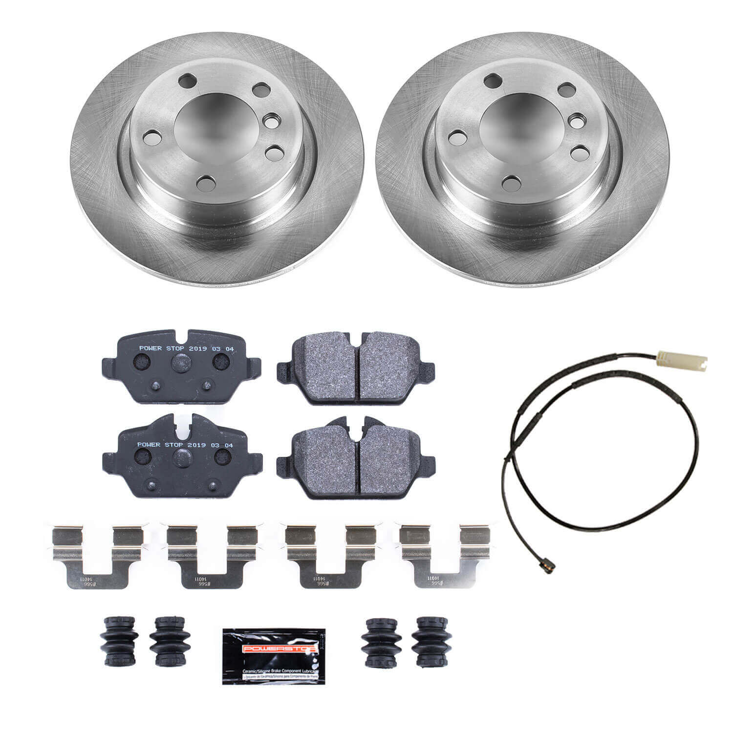 Power Stop TDBK6664 Track Day Rear Brake Kit for 2011-2012 MINI Cooper Countryman product image