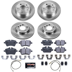 Power Stop TDBK6666 Track Day Front And Rear Brake Kit for 2011-2016 MINI Cooper Countryman S, S ALL4 product image