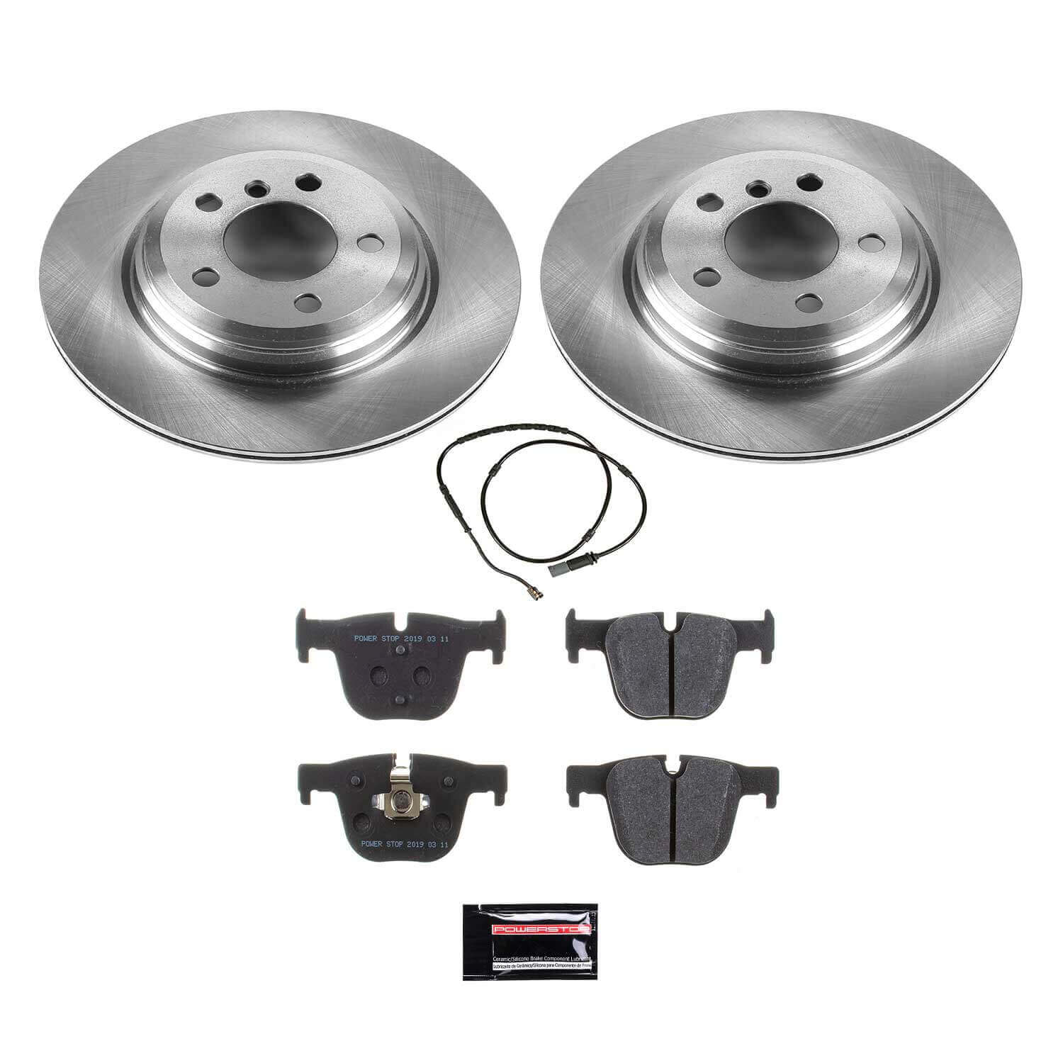 Power Stop TDBK6667 Track Day Rear Brake Kit for 2016 BMW 328I product image
