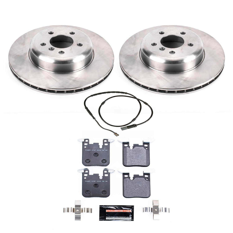 Power Stop TDBK6672 Track Day Rear Brake Kit for 2012-2020 BMW 320I Xdrive product image