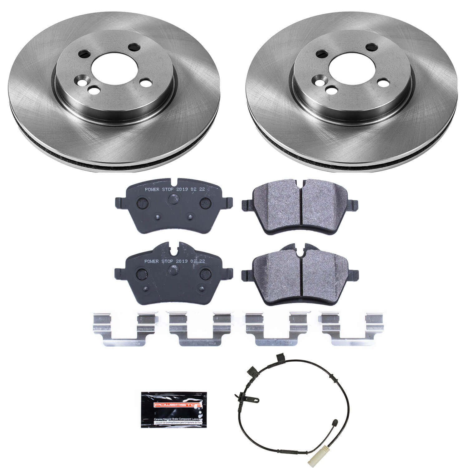 Power Stop TDBK6741 Track Day Front Brake Kit for 2012-2014 MINI Cooper Coupe S, Roadster S, S, S Clubman product image