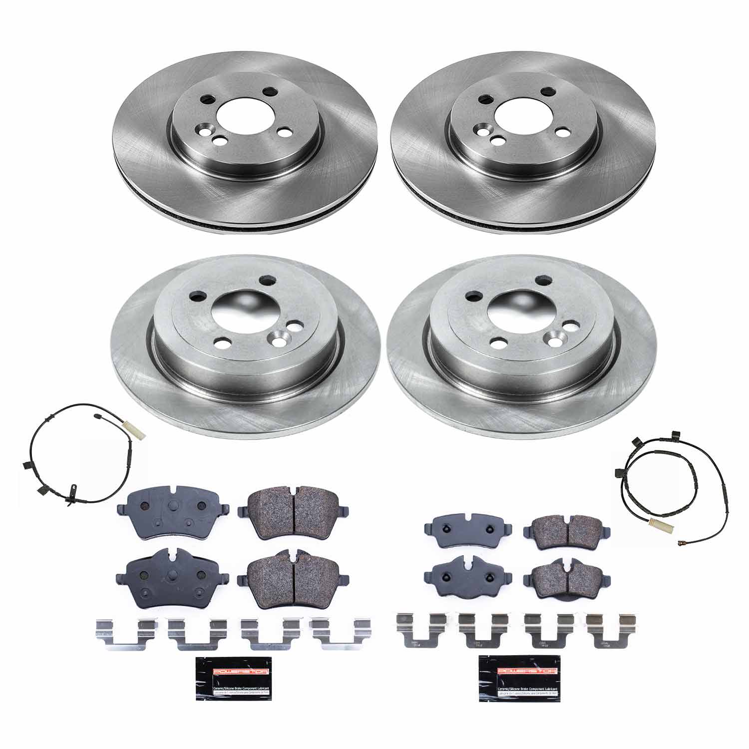 Power Stop TDBK6742 Track Day Front And Rear Brake Kit for 2012-2014 MINI Cooper Coupe S, Roadster S, S, S Clubman product image