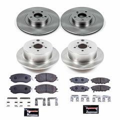 Power Stop TDBK6762 Track Day Front And Rear Brake Kit for 2014-2018 Subaru Forester product image