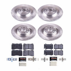 Power Stop TDBK6797 Track Day Front And Rear Pad And Rotor Kit for 2012-2021 Tesla Model S product image